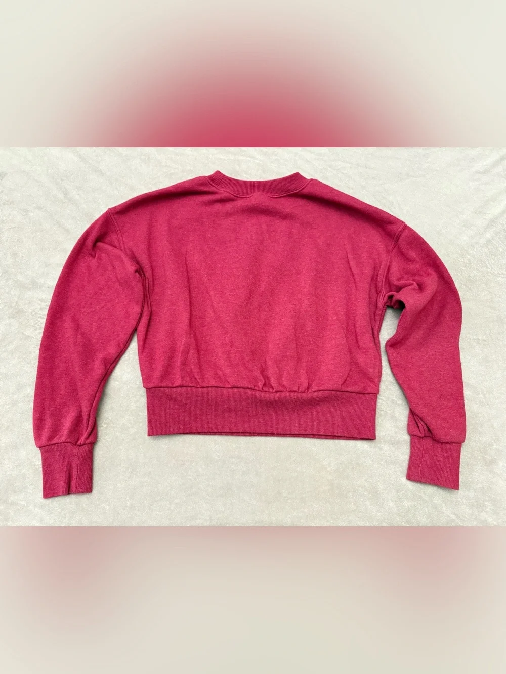 OshKosh B’gosh Girls Sweatshirt Size 12 Red Fleece Gold Dance All Night Pullover